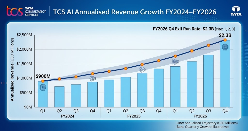 TCS AI Annualised Revenue Growth