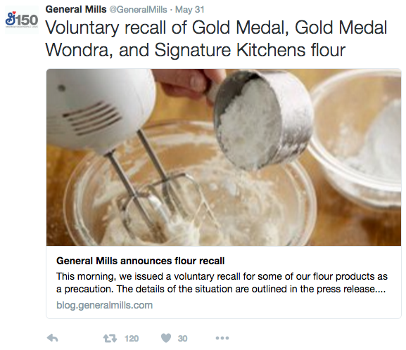 General Mills Flour Recall | The Brand Hopper