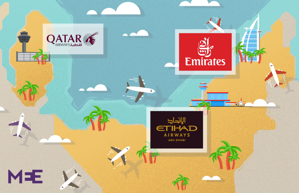 Persian Gulf big 3 airlines | The brand hopper