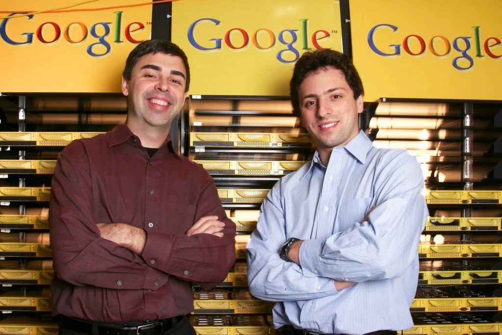 Larry Page and Sergey Brin