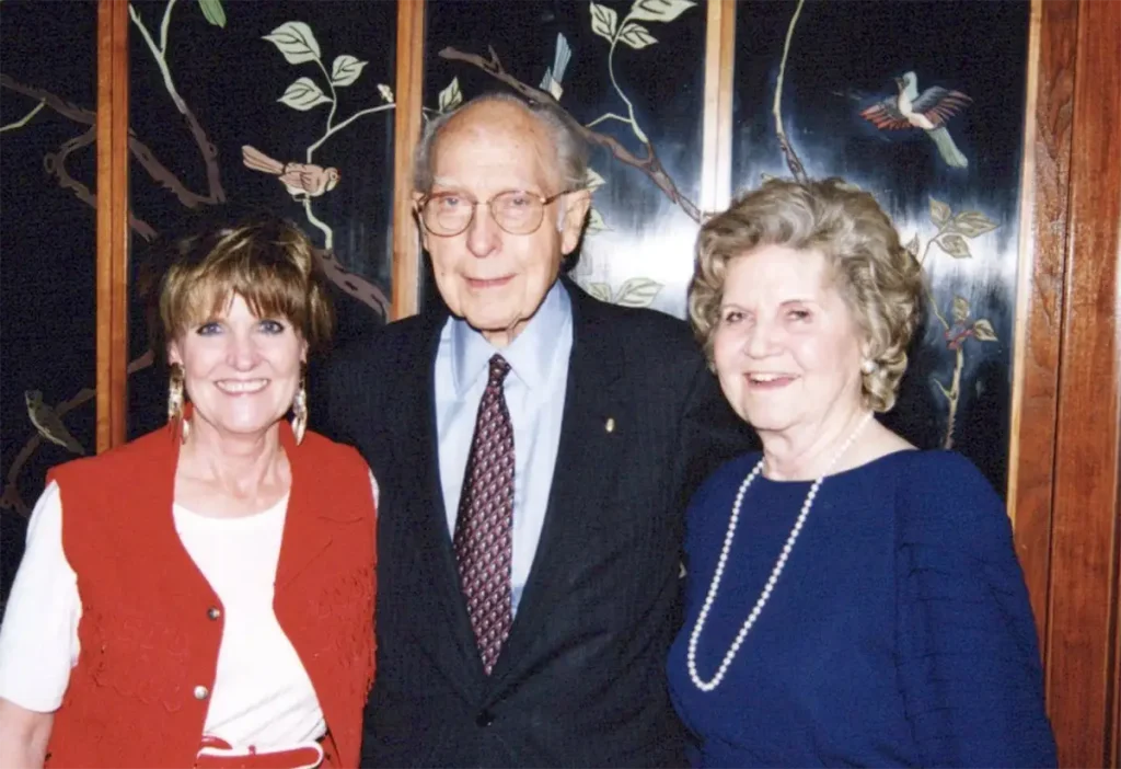 John F. Baugh (Center)