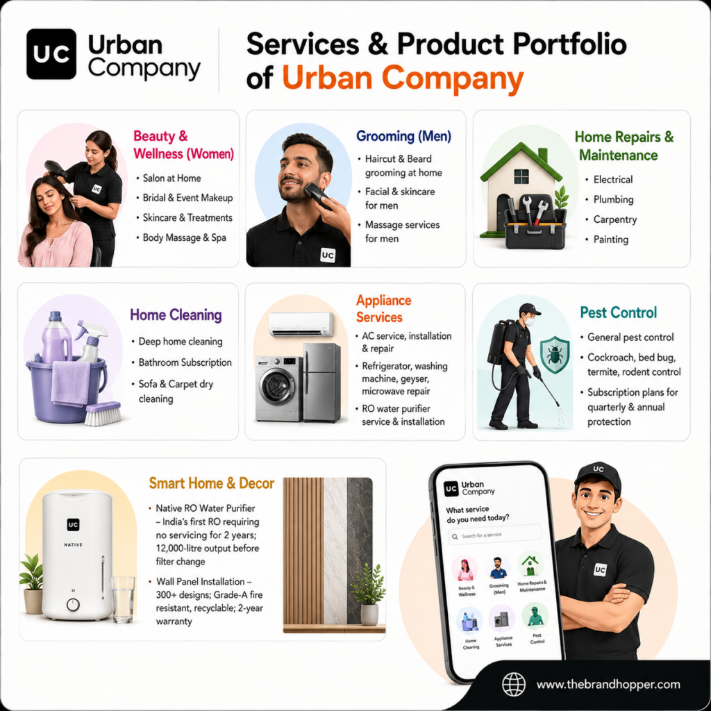 Services of Urban Company