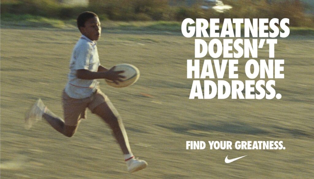 Find Your Greatness Campaign Nike | The Brand Hopper