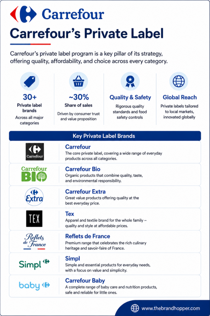 Carrefour's Private Labels