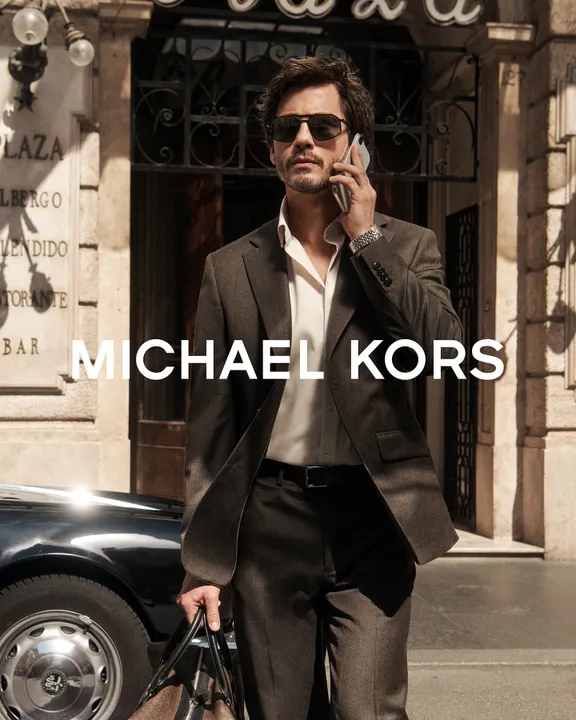 Michael Kors Fall 2025 Campaign — Rome — Suki Waterhouse & Logan Lerman