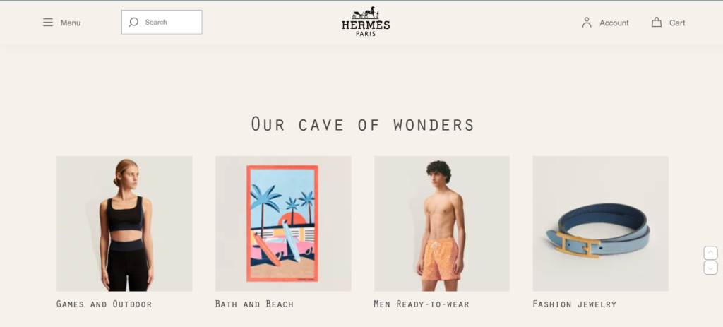 Hermes Website | The Brand Hopper