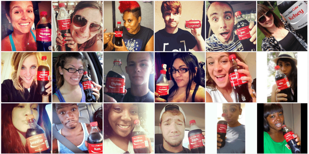 People Shared Coca-Cola cans with their names on it | The Brand Hopper
