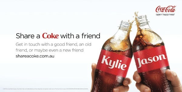 Branding Case Study : Success of Share A Coke Campaign