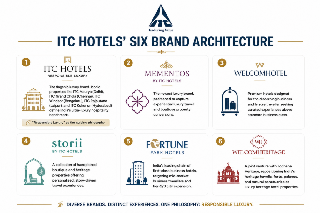 ITC Hotels' Six Brand Architecture