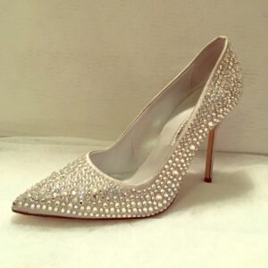 Manolo Blahnik Swarovski Crystal covered pumpsManolo Blahnik Swarovski Crystal covered pumps