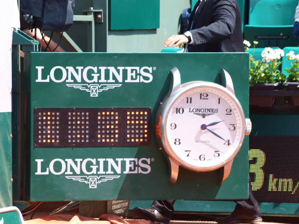 Longines has served as the Official Timekeeper of the French Open tennis championship