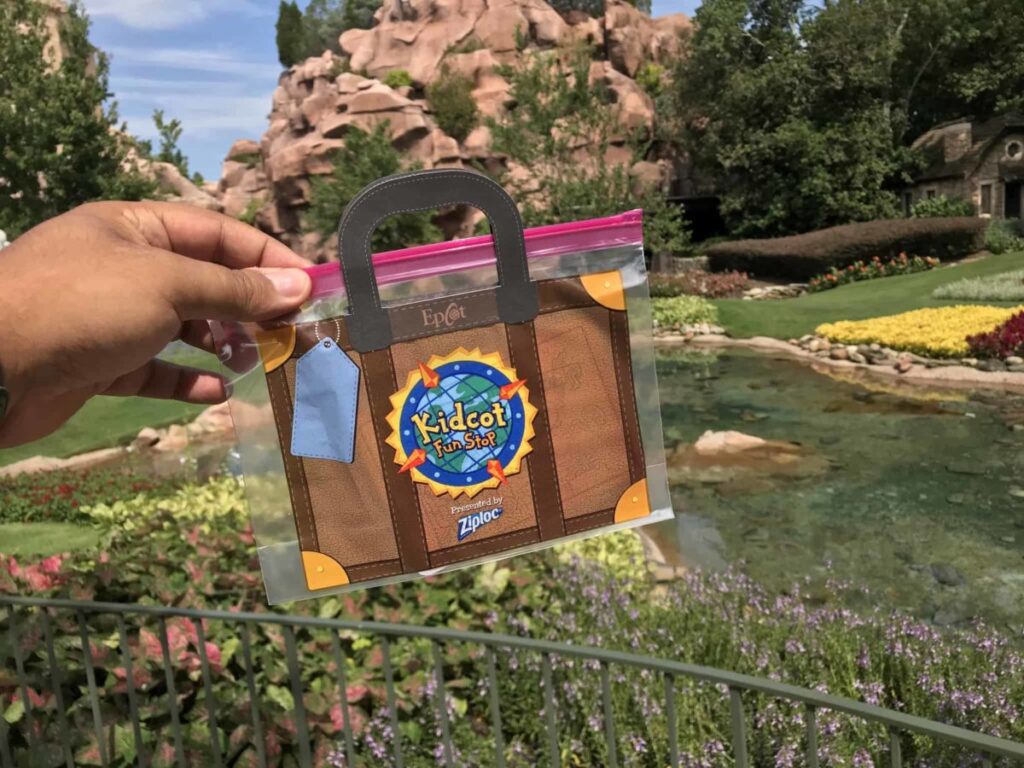 Ziploc Sponsorship at EPCOT World Showcase Kidcot Fun Stops, Walt Disney World