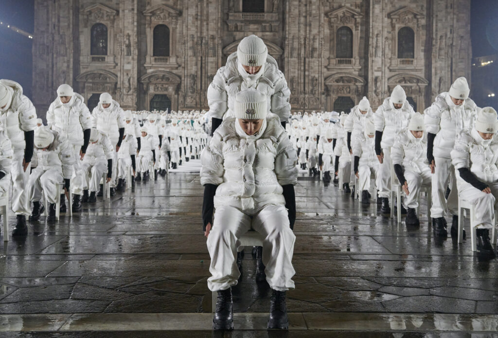 Moncler Shuts Down Central Milan In A Fashion Week Spectacle