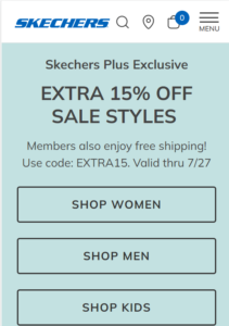 Starbucks skechers hot sale discount code