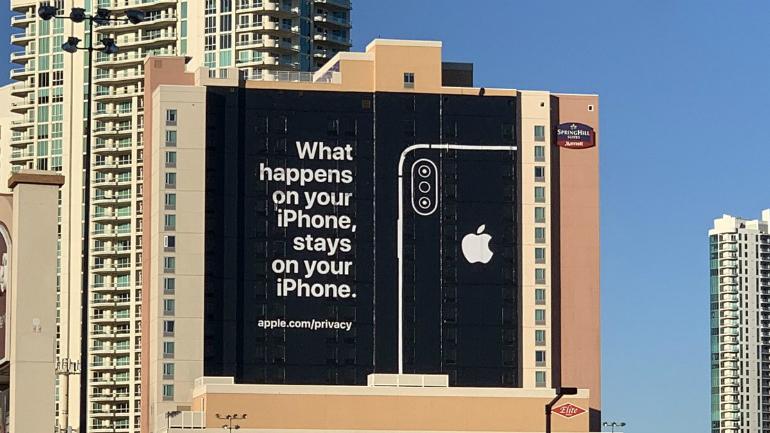 Apple Privacy Campaign — CES 2019 Las Vegas Billboard