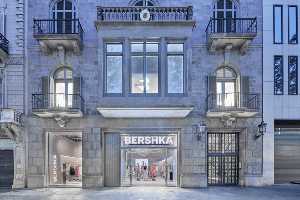 Bershka Barcelona's flagship store
