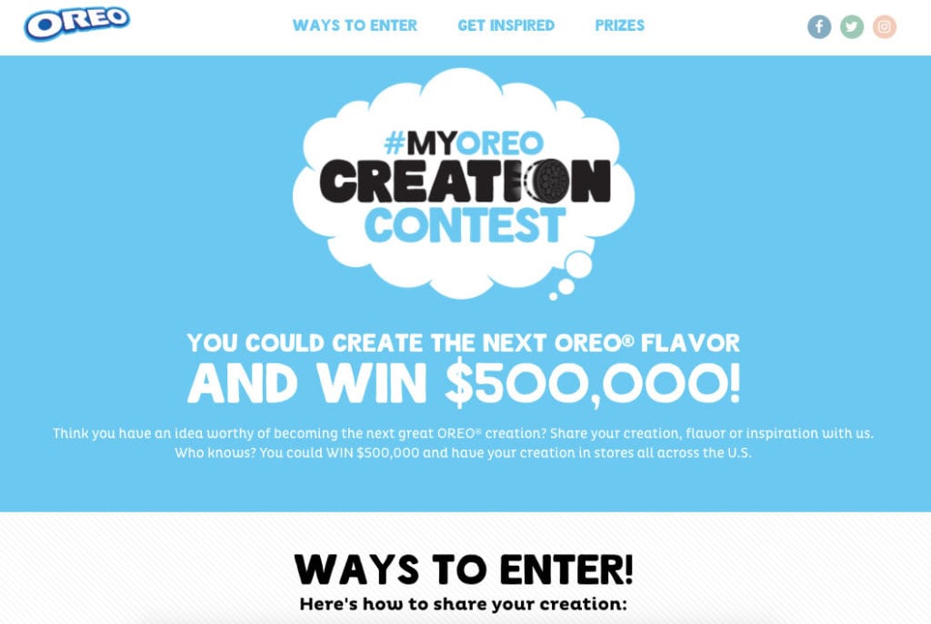 #MyOREOCreation Twitter Challenge — Fan Submissions