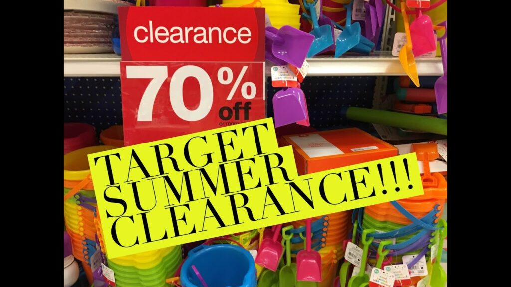 Summer Clearance Sales at Target