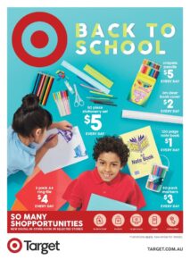 Target's Poster for Back to School Sale