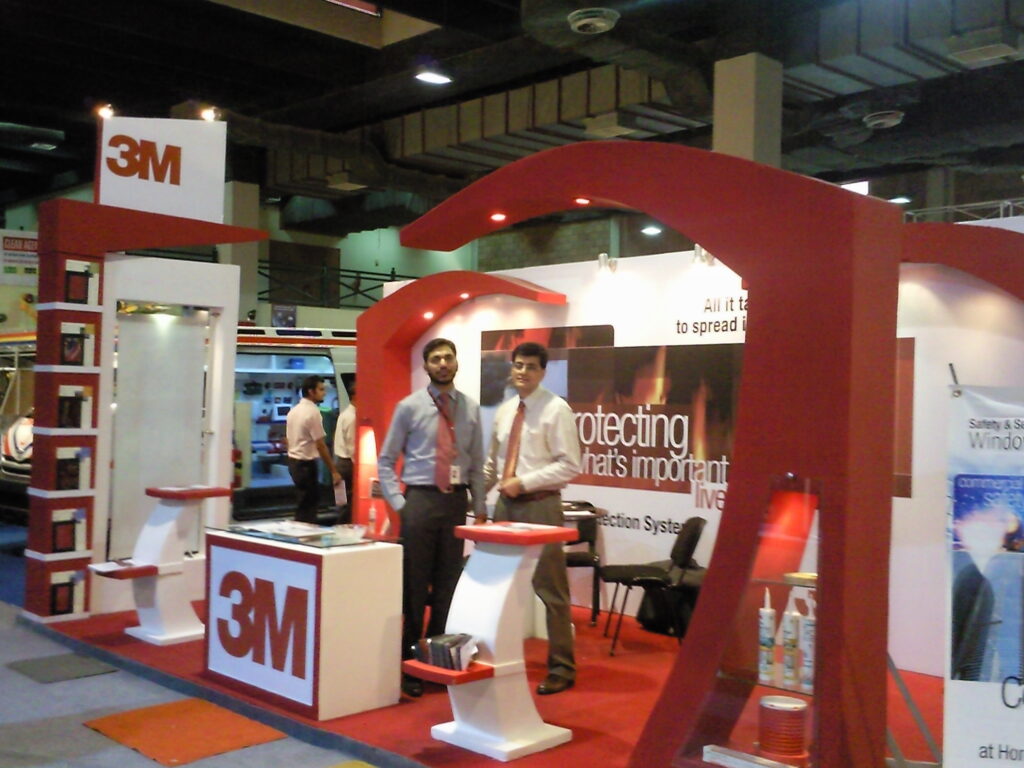 3M Fire and Safety booth at Swift International Event