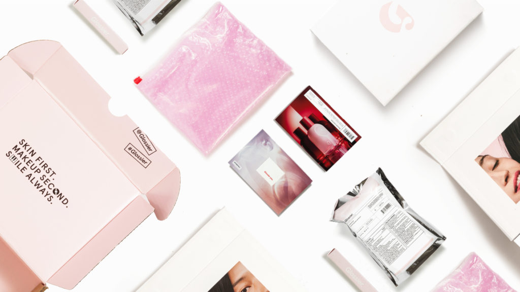 Glossier Packaging are super minimal in nature