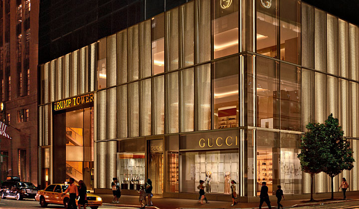 Gucci Store at 5th Avenue and 58th Street in New York