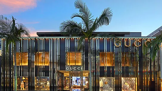 Gucci shop at 347 Rodeo Drive, Beverly Hills | Gucci Success Story