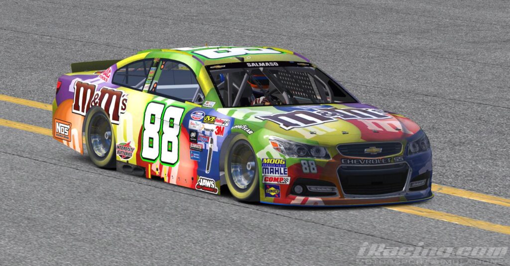 M&Ms Chevrolet race car