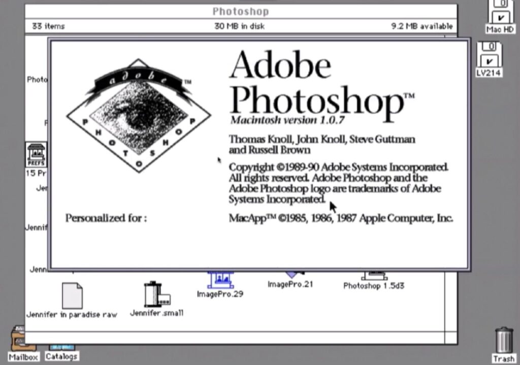 Photoshop was launched as Mac exclusive