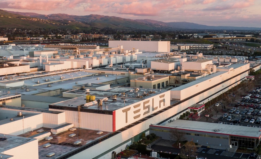 Tesla Factory in Fremont, California