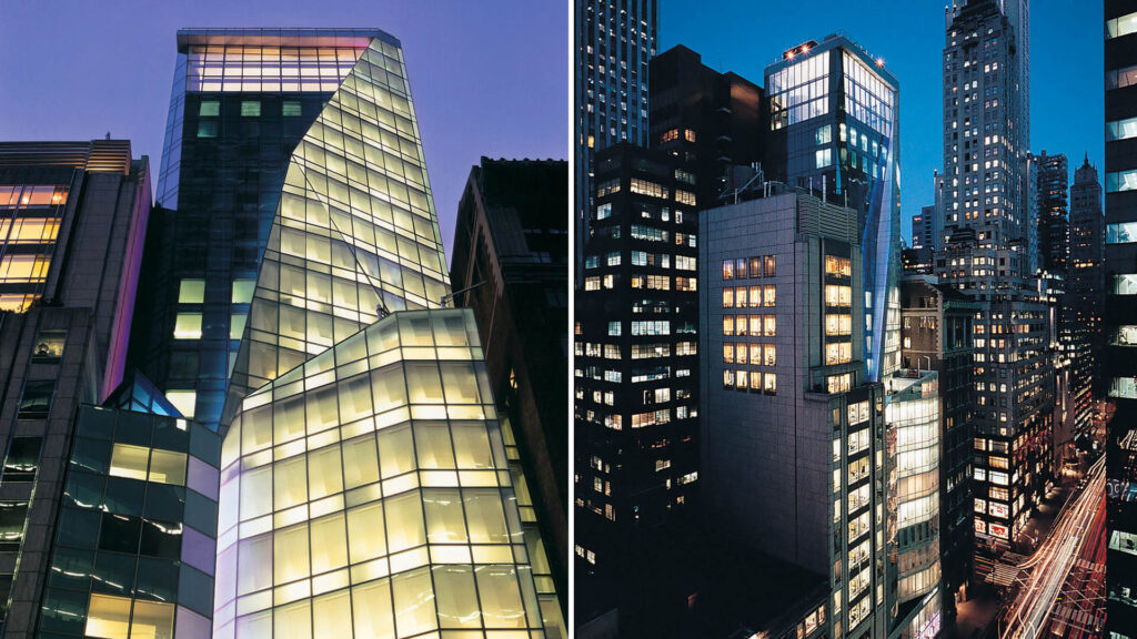 The iconic LVMH Tower, designed by architect Christian de Portzamparc, opened its doors in December 1999