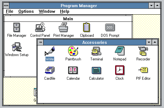 Windows 3.0 English Desktop