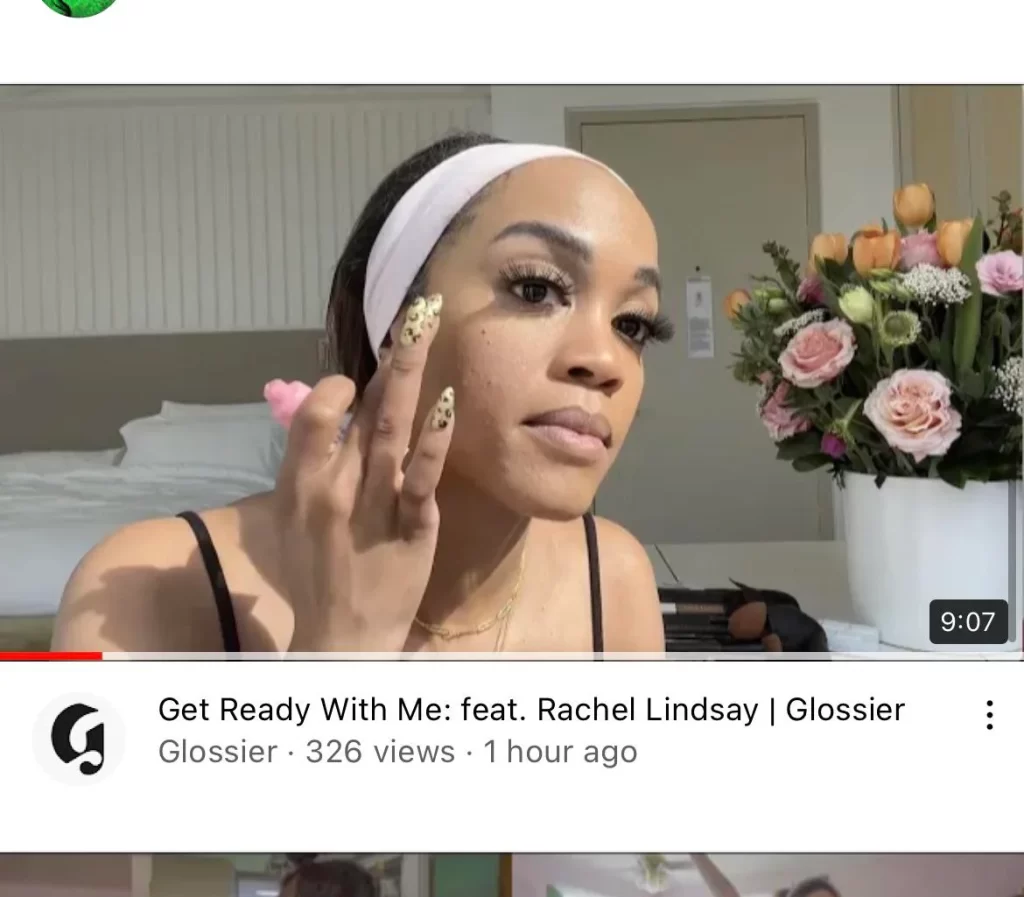Glossier pioneered the concept of grwm