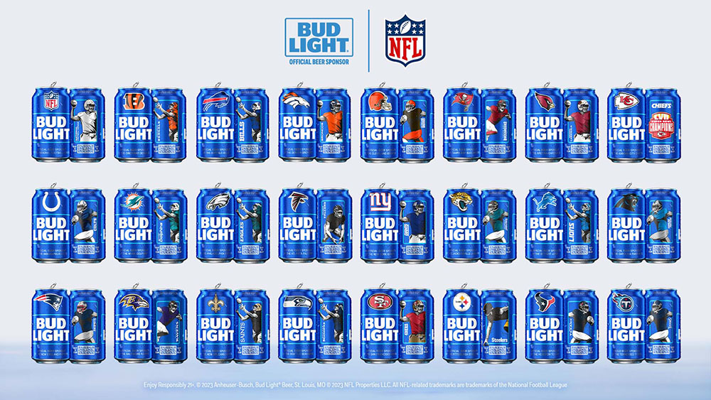 Bud Light is a major sponsor of NFL