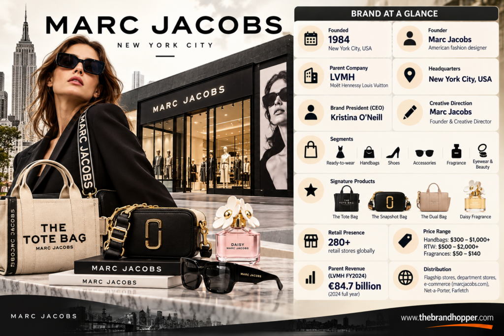 Marc Jacobs at a Glance