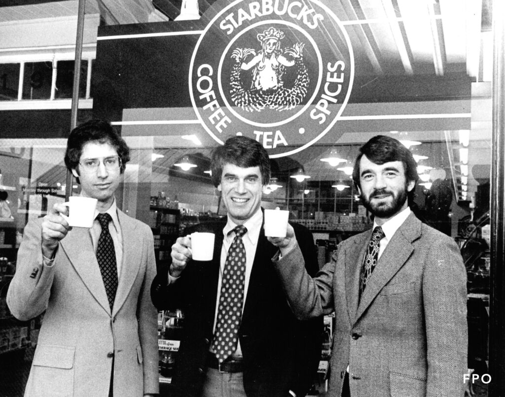 Jerry Baldwin, Zev Siegl, and Gordon Bowker - Founders of Starbucks