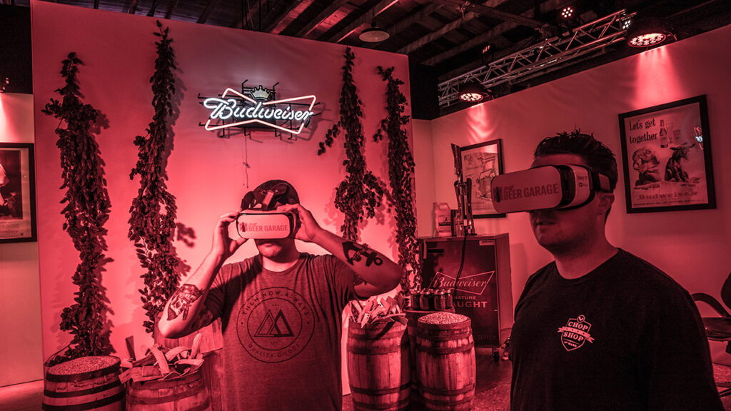 VR brewery tour for the Budweiser