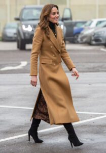 Catherine Duchess of Wales wearing Massimo Dutti