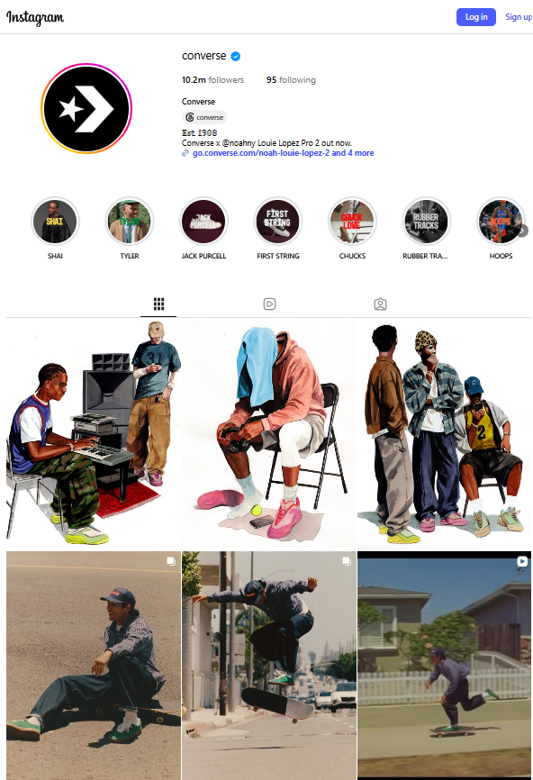 Converse Social Media - Instagram