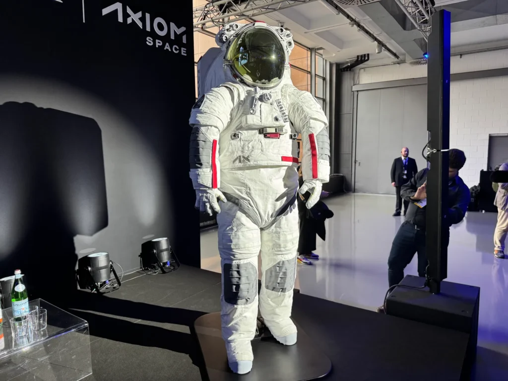 Axiom and Prada unveil design of Artemis spacesuit
