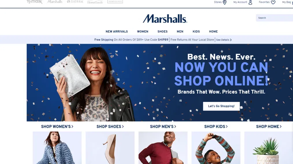 Marshalls website