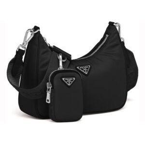 Prada Re-Edition 2005 Shoulder Bag in Black Nylon
