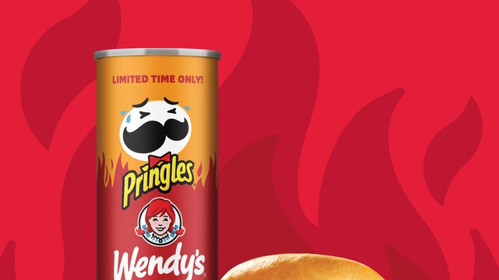 Pringles x Wendys Spicy Chicken Limited Edition Flavor