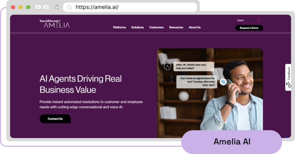 Amelia 7 — Enterprise Agentic AI Platform for Autonomous Customer Service