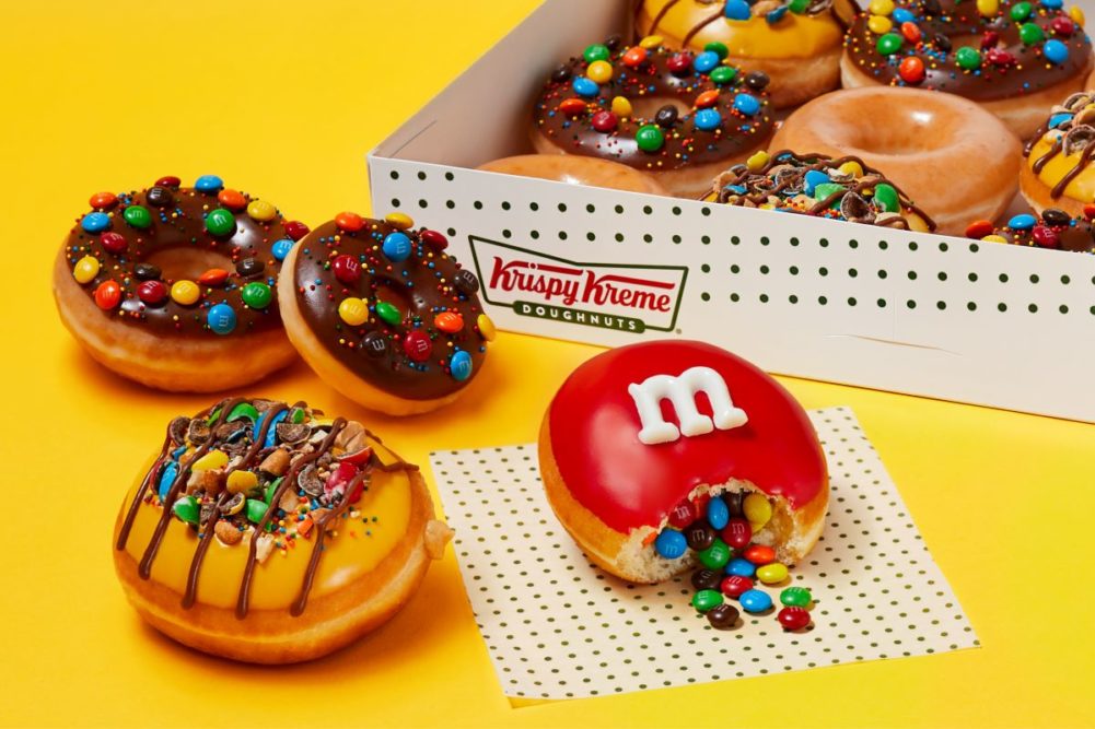 Krispy Kreme collabs with M&M'S on product launch 