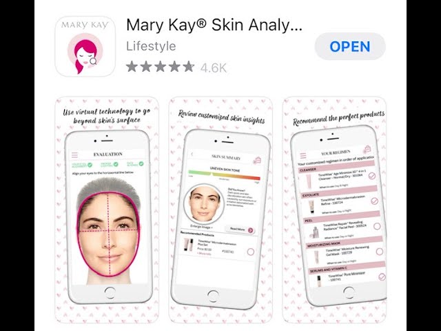 Mary Kay's Skin Analyzer app