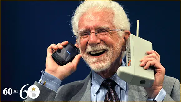 Motorola's Martin Cooper, who made the first cell phone call in 1973