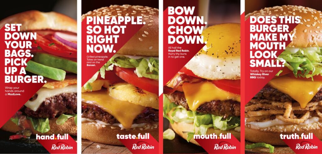 Red Robin's "All The Fulls" campaign