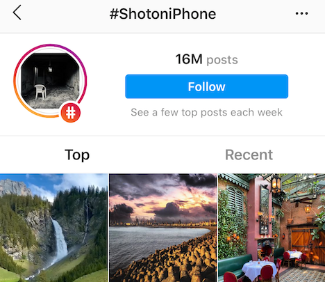 #Shotoniphone social media