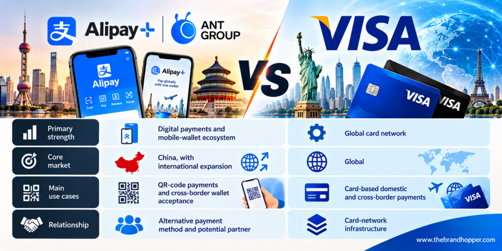 Alipay and Ant Group as a competitor of Visa